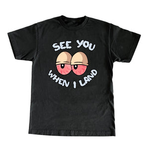 Stoned Eyes Black Tee