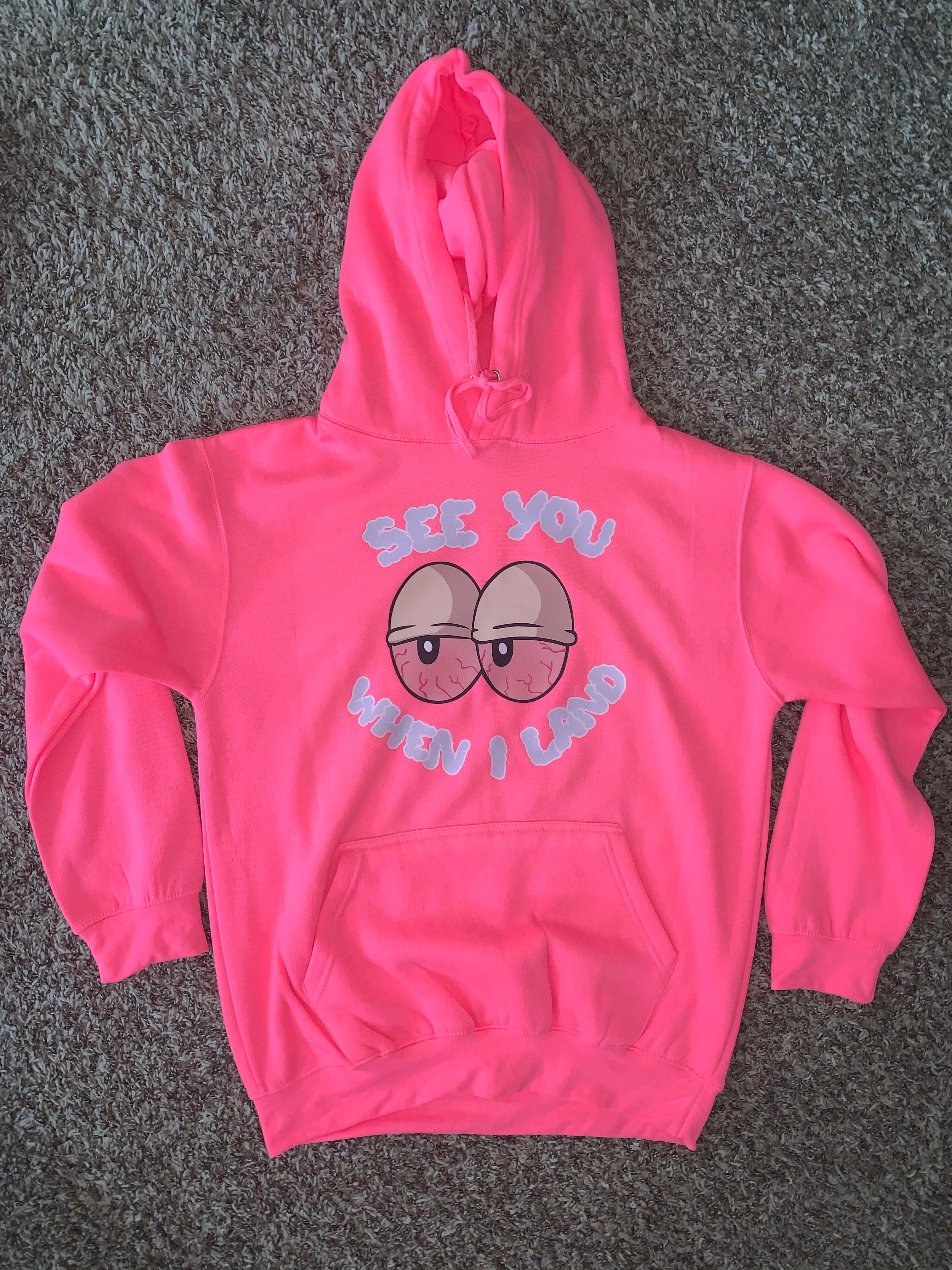 Pink Stoned Eyes Hoodie