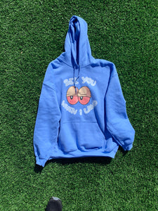 Stoned Eyes Carolina Blue Hoodie