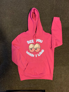 Pink Stoned Eyes Hoodie