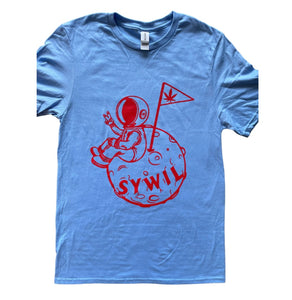 Blue/red MoonMan Tee