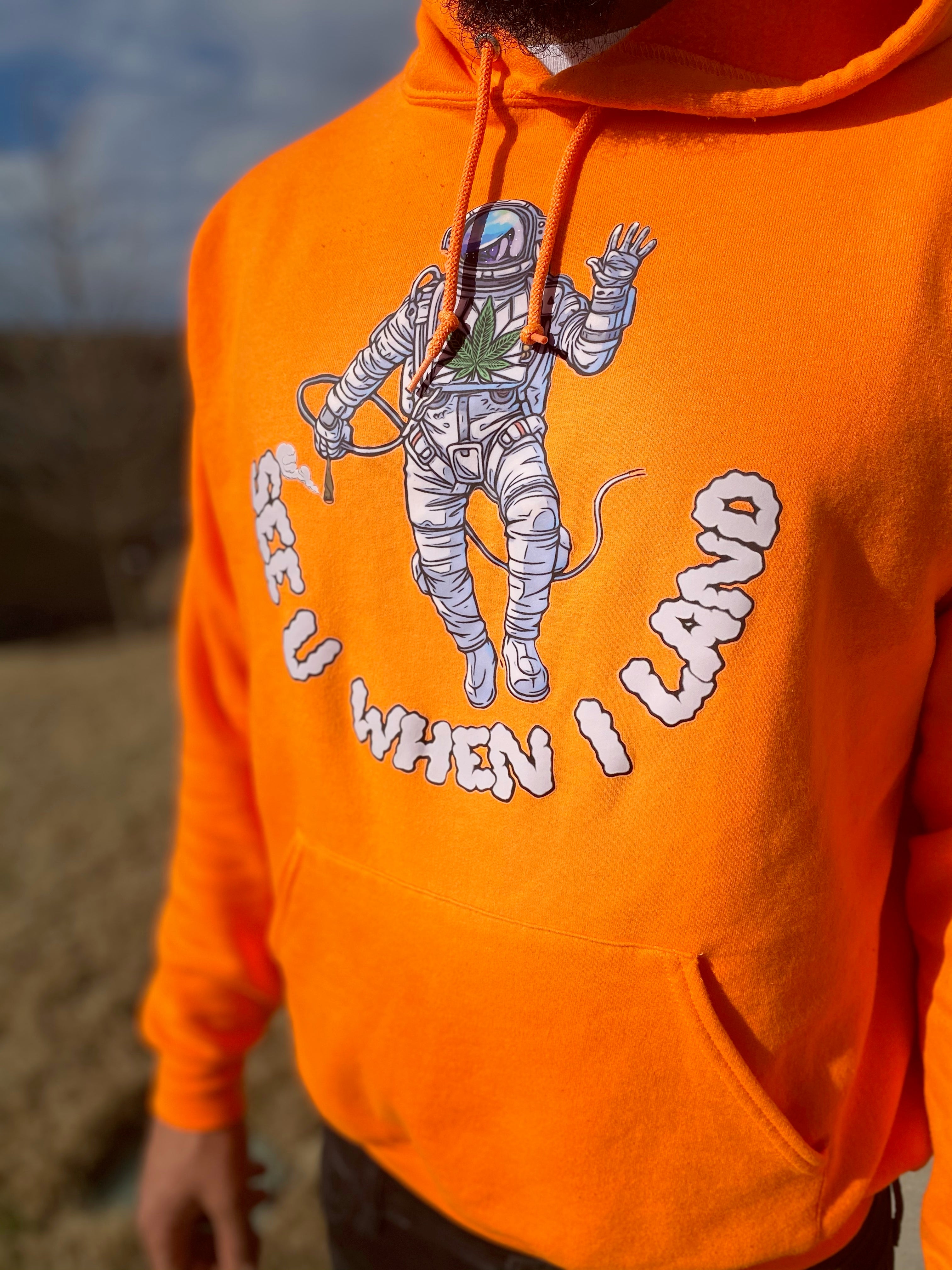 Orange Astronaut Hoodie