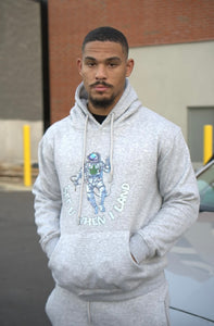 Grey Astronaut Hoodie