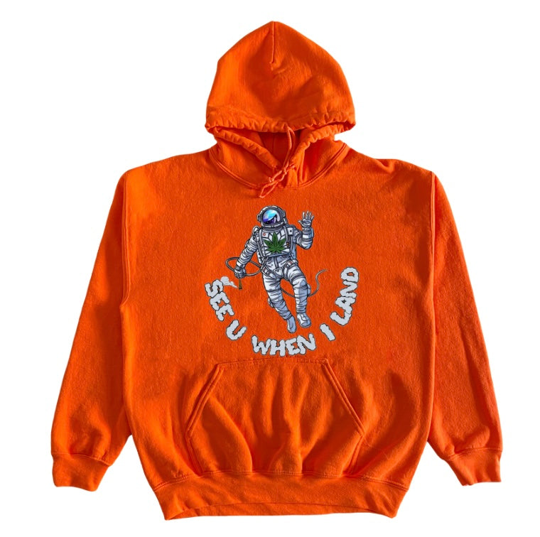 Orange Astronaut Hoodie