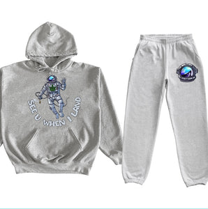 Big Astronaut Grey Sweatsuit